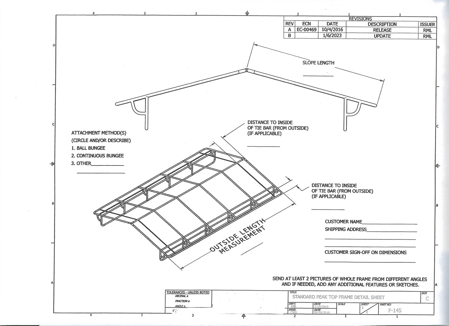 Boat Lift Canopy for Standard Peak Frame