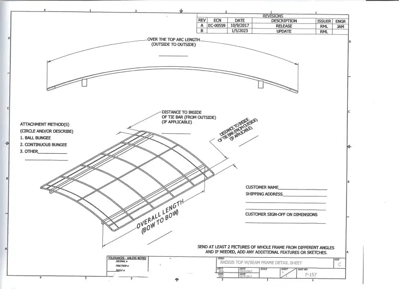 Boat Lift Canopy for Radius Top Frame - Boat Lift Canopy