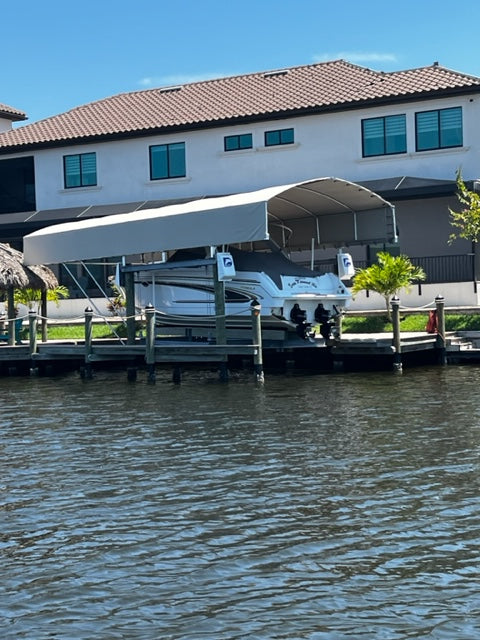 radius boat lift canopy