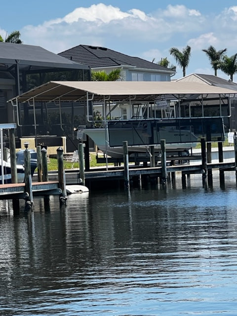cape coral boat lift canopy